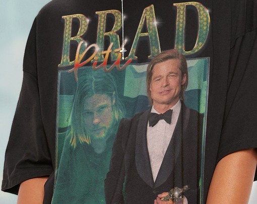 Timeless BRAD PITT Vintage Unisex T-shirt for Classic Movie Fans - Image 2