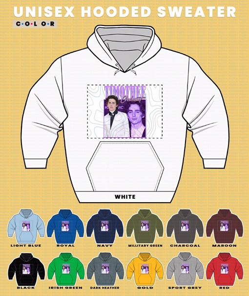 Timothee Chalamet Fans Hoodie, The King Homage Sweater, Timothee Chalamet Dune Gift, Movie Shirts for Boys - Image 4