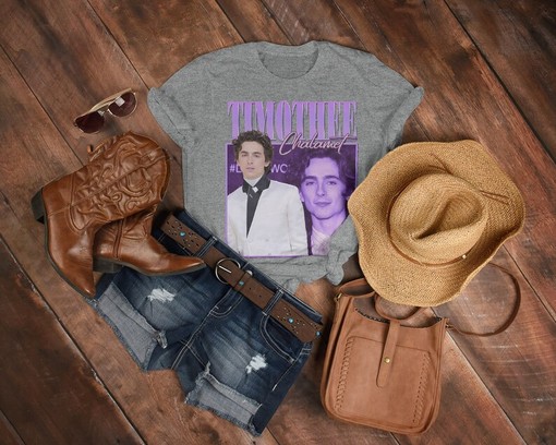 Timothee Chalamet Retro Shirt, The King Homage Tshirt, Timothee Chalamet Dune Fans, Vintage Movie Shirts - Image 3