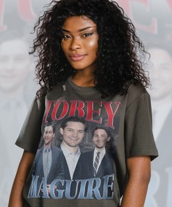 Tobey Maguire Homage Tshirt, Tobey Maguire Vintage Shirt, Vintage Tobey Maguire Poster Shirt, Andrew Garfield Shirt