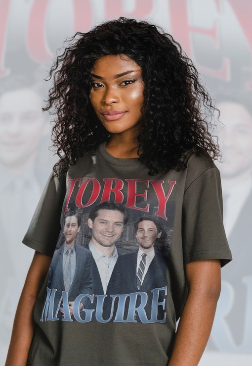 Tobey Maguire Homage Tshirt, Tobey Maguire Vintage Shirt, Vintage Tobey Maguire Poster Shirt, Andrew Garfield Shirt