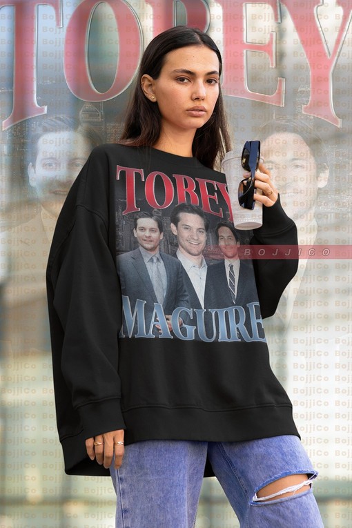 Tobey Maguire Poster Sweatshirt, Vintage Tobey Maguire Sweatshirt, Bully Maguire Shirt, Andrew Garfield Gift