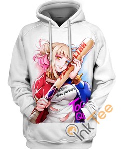 Toga Queen My Hero Academia Hoodie with 3D All Over Print for Fans of Manga