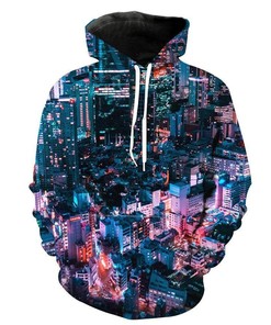 Tokyo City of Japan Anime Hoodie with 3D All Over Print for Travel Lovers