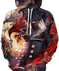 Tokyo Ghoul All-Over Print 3D Hoodie with Front Pocket