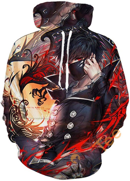 Tokyo Ghoul All-Over Print 3D Hoodie with Front Pocket
