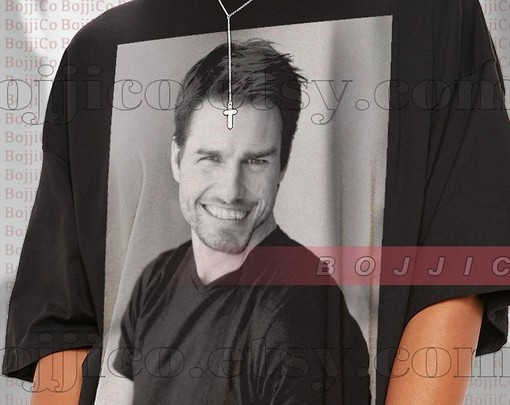 Tom Cruise Full Print Vintage Tee, Tom Cruise Homage Samurai and Impossible Shirt, Tom Cruise Gift, Movie T-Shirts - Image 2