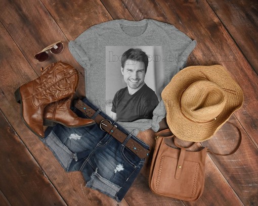 Tom Cruise Full Print Vintage Tee, Tom Cruise Homage Samurai and Impossible Shirt, Tom Cruise Gift, Movie T-Shirts - Image 3