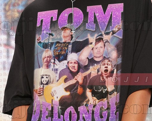 Tom DeLonge Homage Tshirt, Tom DeLonge Fan Tees, Retro 90s Sweater, Tom DeLonge Merch Gift, Movie Fans Gifts - Image 2