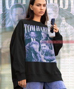 Tom Hardy Fan Sweatshirt, Vintage 90s Tom Hardy Homage Sweater