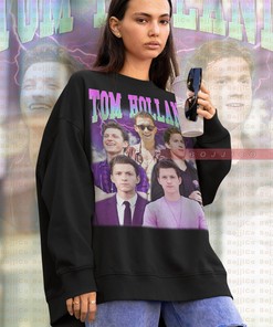 Tom Holland Fans Sweatshirt, Homage sweater, Tom Holland Retro Tees, Funny Movie Shirts, Movie Fans Gifts