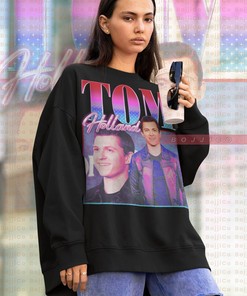 Tom Holland Homage Sweater, Vintage sweatshirt, Tom Holland Fan Tees, Retro Movie Shirts, Movie Shirts for Men