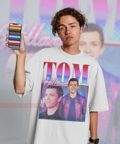 Tom Holland Vintage Homage Shirt, Tom Holland Homage Tshirt, Tom Holland Fan Tees, Classic Movie T Shirts