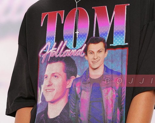 Tom Holland Vintage Homage Shirt, Tom Holland Homage Tshirt, Tom Holland Fan Tees, Classic Movie T Shirts - Image 2