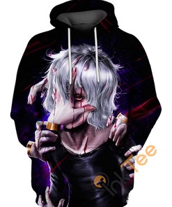 Tomura Shigaraki My Hero Academia Hoodie with 3D Printing for Anime Enthusiasts