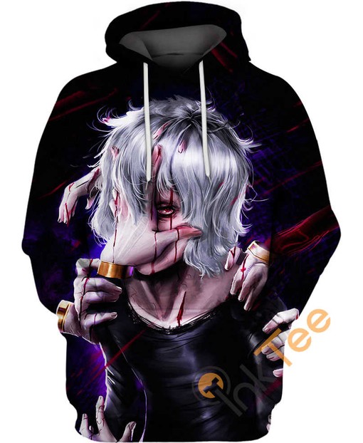 Tomura Shigaraki My Hero Academia Hoodie with 3D Printing for Anime Enthusiasts