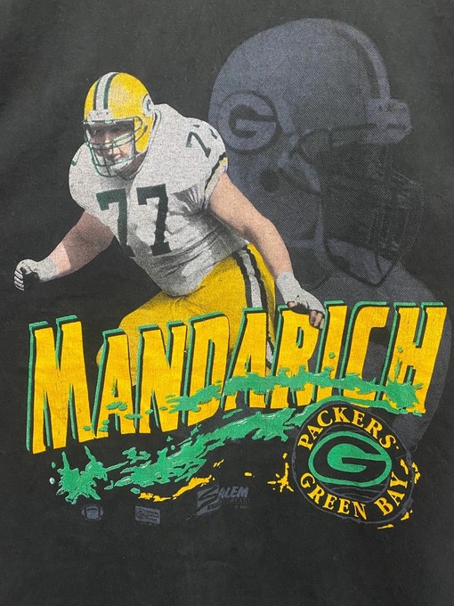Tony Mandarich 1990 Vintage Style NFL Sweatshirt T-shirt - Ideal Gift for Fans - Vintage NCAA Shirts - Image 2