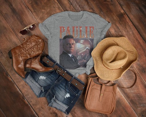 Tony Soprano Gangster Shirt, Goodfellas Mafia Tee, Barbara Stanwyck Character Tshirt, La Cosa Nostra Vintage Tee - Image 3