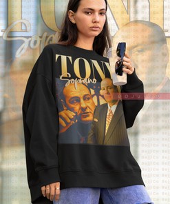 Tony Soprano Homage Sweater, Tony Soprano Fans Gift, Vintage Sweater, Retro 90s Sweatshirt, Minimalist Movie Shirts.