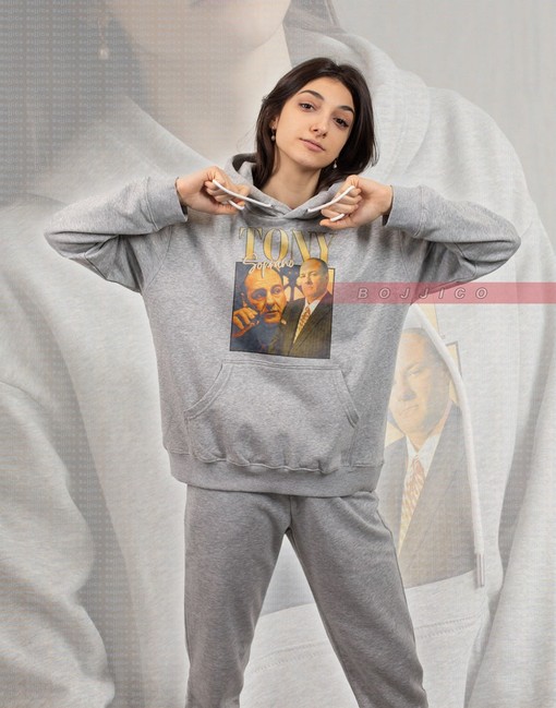 Tony Soprano Homage Sweater, Tony Soprano Fans Gift, Vintage Sweater, Retro 90s Sweatshirt, Minimalist Movie Shirts. - Image 2