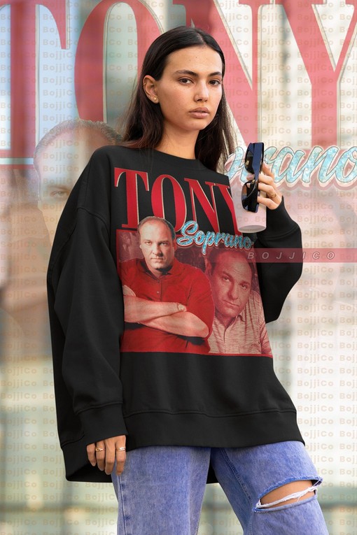 Tony Soprano Retro Sweatshirt, 90s Homage Sweater for Tony Soprano Fans, Vintage Tony Soprano Gift