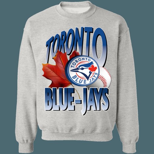 Toronto Blue Jays Canada's Team Vintage MLB Crewneck Sweatshirt Hoodie Shirt - Perfect for Baseball Fans