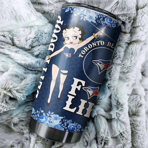 Toronto Blue Jays MLB Tumbler with Betty Boop's Classic Quote - Classic Tumbler for Blue Jays Fans