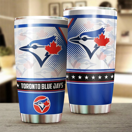 Toronto Blue Jays MLB Tumbler with Unique and Stylish Design for All Baseball Fans with Custom MLB Logo - Image 2