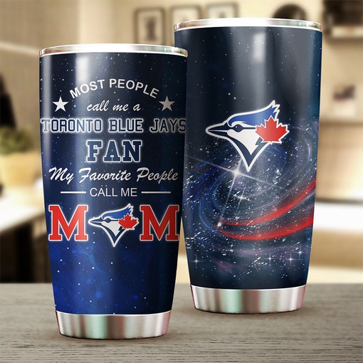 Toronto Blue Jays Mom MLB Tumbler with Logo and Personalized Engraving for Mothers Everywhere - Image 2