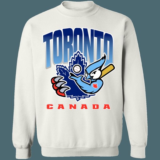 Toronto Blue Jays x Leafs x Raptors MLB/NHL/NBA Mash-Up Sweatshirt Hoodie - Unisex Design - Image 3