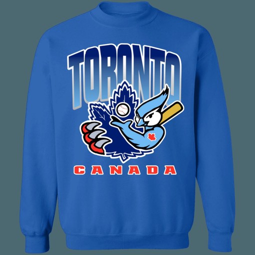 Toronto Blue Jays x Leafs x Raptors MLB/NHL/NBA Mash-Up Sweatshirt Hoodie - Unisex Design - Image 4