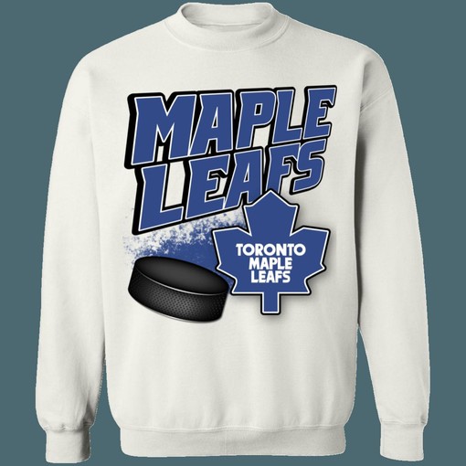 Toronto Maple Leafs 90's NHL Sweatshirt Hoodie T-Shirt for Hockey Lovers - Image 2