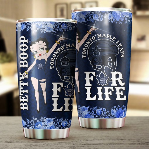 Toronto Maple Leafs NHL Tumbler Betty Boop Design Tumbler for NHL Fans, Perfect for Collectors - Image 2