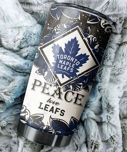 Toronto Maple Leafs NHL Tumbler with Hockey Grunge Design - Perfect Gift for Fans