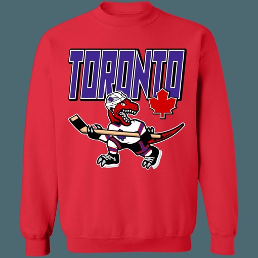 Toronto Raptors Maple Leafs NHL NBA Mash-Up Unisex Sweatshirt Hoodie Shirt - Image 3
