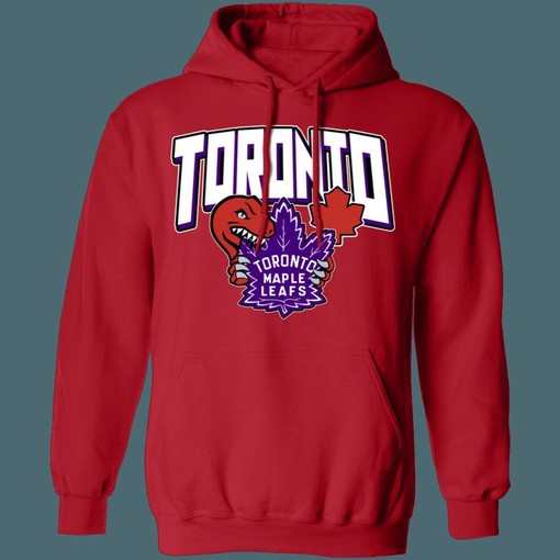 Toronto Raptors X Maple Leafs NHL NBA Hoodie Sweatshirt Sport Shirt - Image 3