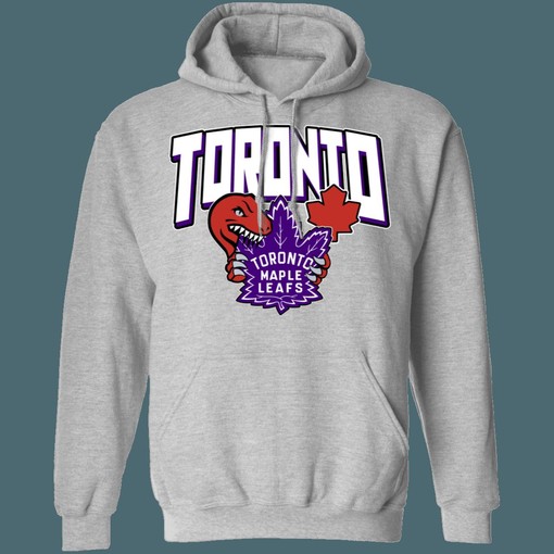 Toronto Raptors X Maple Leafs NHL NBA Hoodie Sweatshirt Sport Shirt - Image 4
