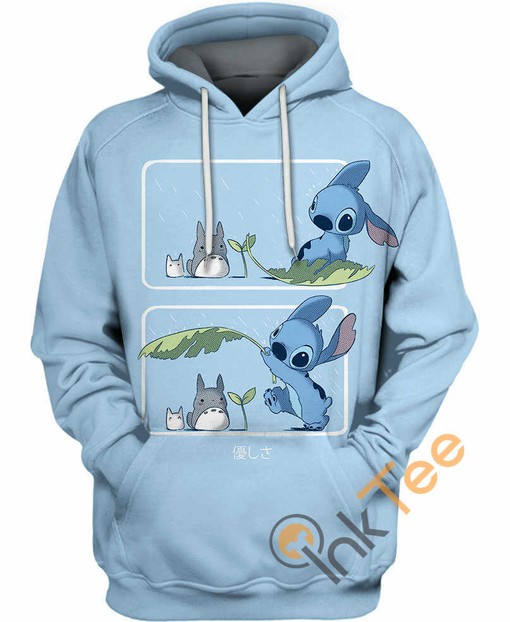 Totoro and Stitch Unisex Hoodie with 3D Print - Cute and Adorable
