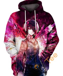 Touka Kagune Hoodie with 3D Print - Tokyo Ghoul Apparel for Fashionable Fans