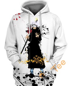 Trafalgar Law in Watercolor Style Hoodie with 3D Print - Perfect for Fans of One Piece and Art
