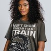 Train Dream Unisex Shirt, Quotes Loveable Tee, Funny Saying T-Shirt, Cool Adult Humor Top, Gift For Friends