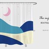 Transform Your Bathroom with Disney Pink Moon Shower Curtain, a Colorful Desert Design