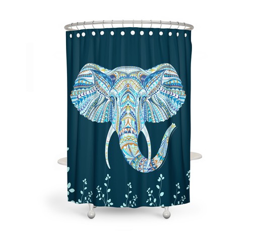 Travel Shower Curtain Cortina de Ducha Opcional, Toallas de Mat Juego de - Image 2