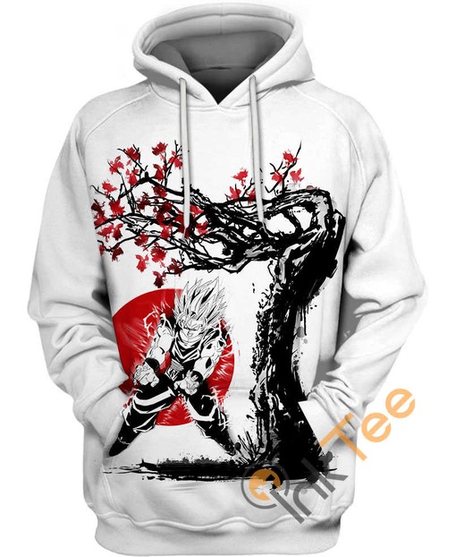 Tremendous Power of Son Goku Dragon Ball Hoodie with 3D All Over Print in Stunning Design.