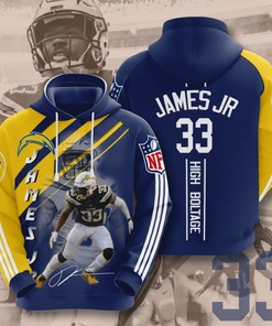 Trendy Custom Sport Design All Over Print 3D Hoodie - Los Angeles Chargers Fans