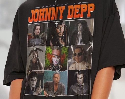 Tribute to Johnny Depp Vintage Tee for Fans Seeking Justice - Image 2