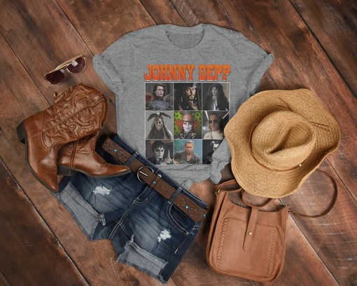 Tribute to Johnny Depp Vintage Tee for Fans Seeking Justice - Image 3
