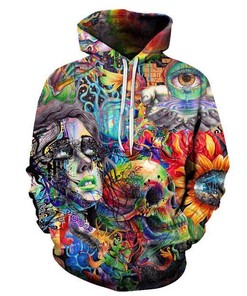 Trippy Artwork Modern Art 3D Printed All Over Custom Hoodie
