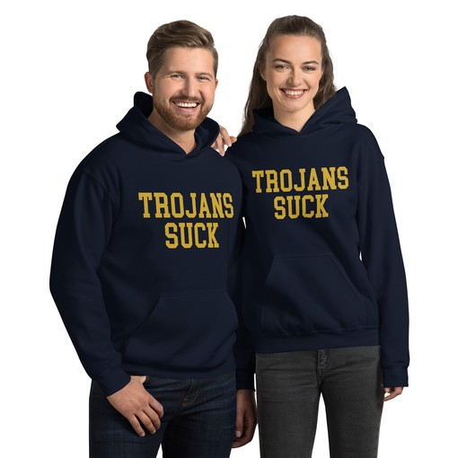 Trojans Suck Notre Dame Hoodie Sweatshirt - NCAA Sport Shirt for Fans, Keyword: sport shirts unisex - Image 2