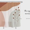 Tropical Flower Plant Shower Curtain with Hook and Home Decor - Refreshing and Exotic Bathroom Decor